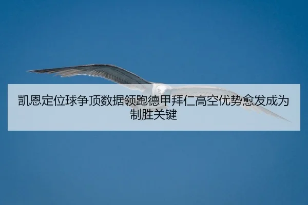 凯恩定位球争顶数据领跑德甲拜仁高空优势愈发成为制胜关键